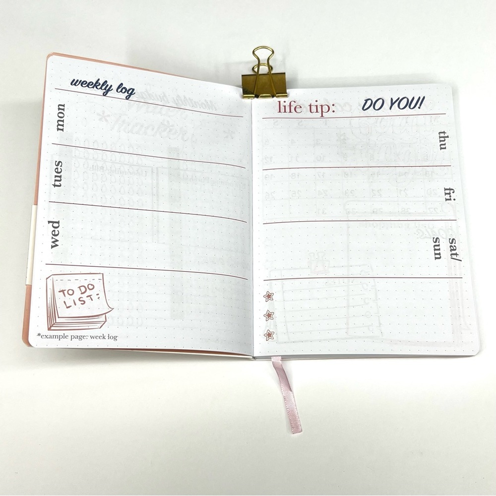 Bullet Journal Hardcover Dotted Gridded Notebook Customizable Bujo Marble Gray - Picture 6 of 16